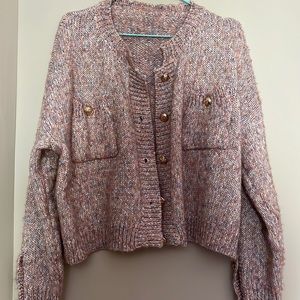 Tweed style cardigan